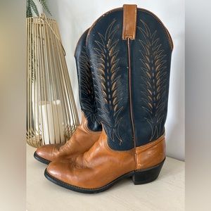 Vintage Wrangler Men’s Cowboy Boots - Size 10D